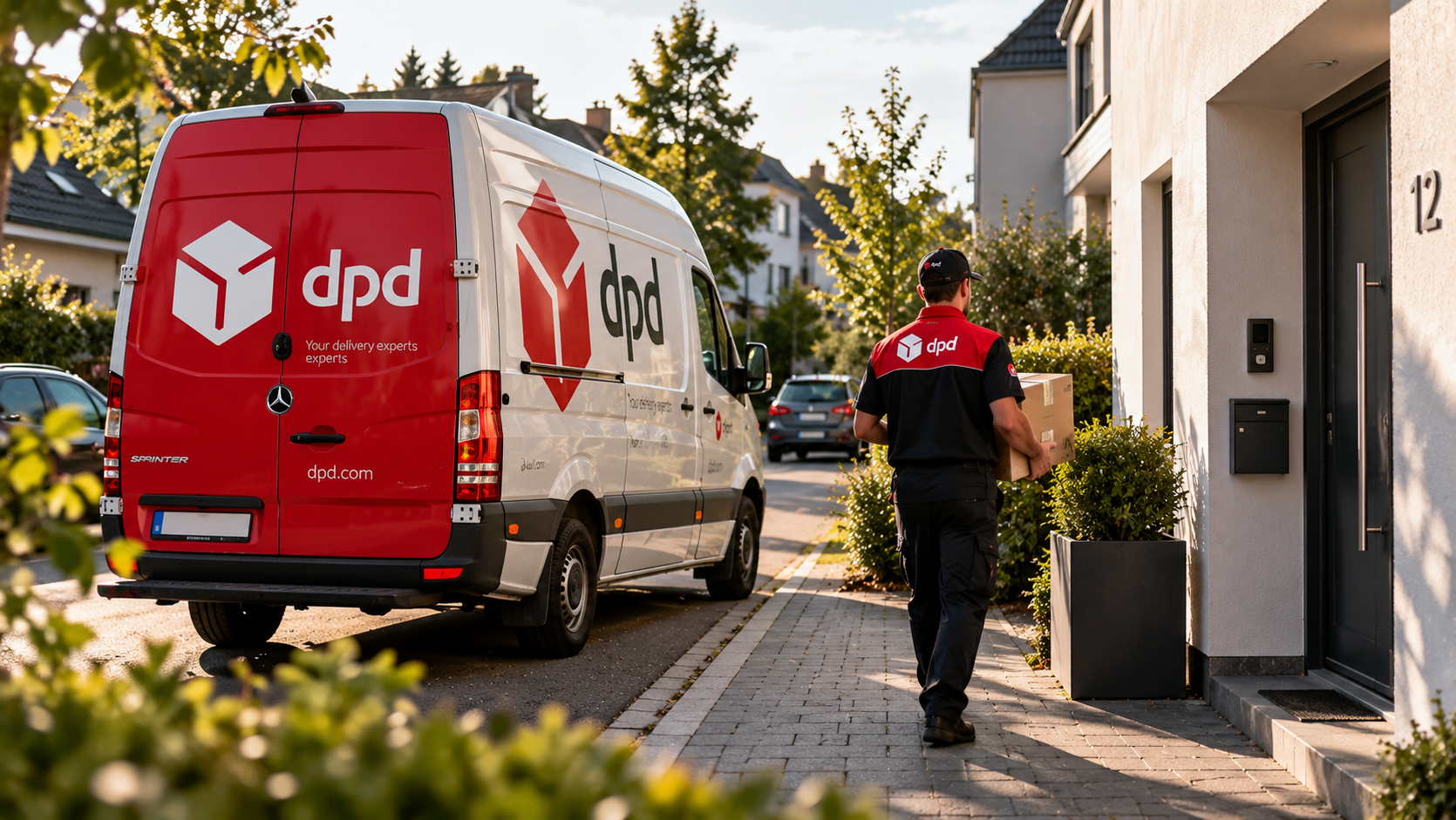 dpd lieferung am haus nr. 12